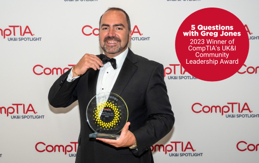 2023 Winner of CompTIA's UK&I Community Leadership Award