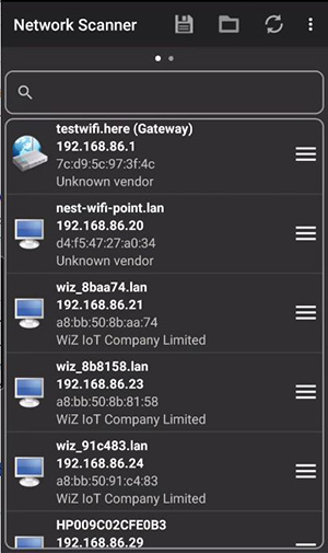 Android Network Scanner Screenshot 300