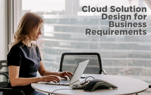 Man at desk working. Cloud Solution Design for Business Requirements