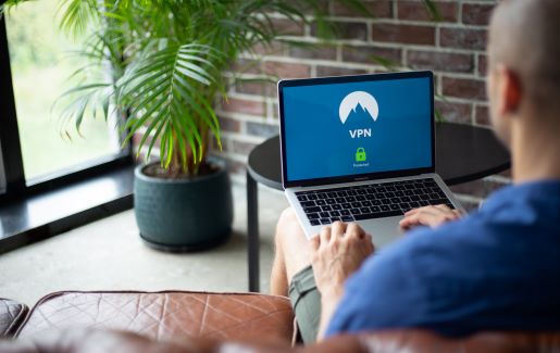 Cybersecurity remote workforce Remote worker staying secure while working from home and avoiding cyber threats.