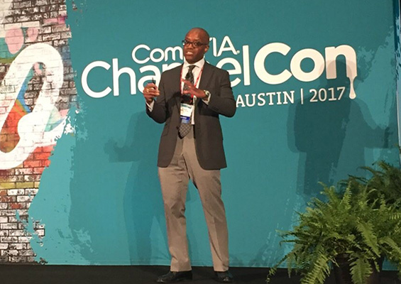 DuWayne Harrison speaks at ChannelCon 2017