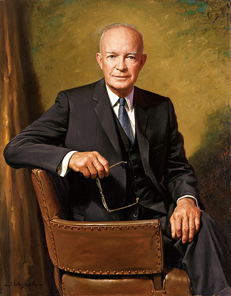 Dwight D. Eisenhower Official Presidential Portrait