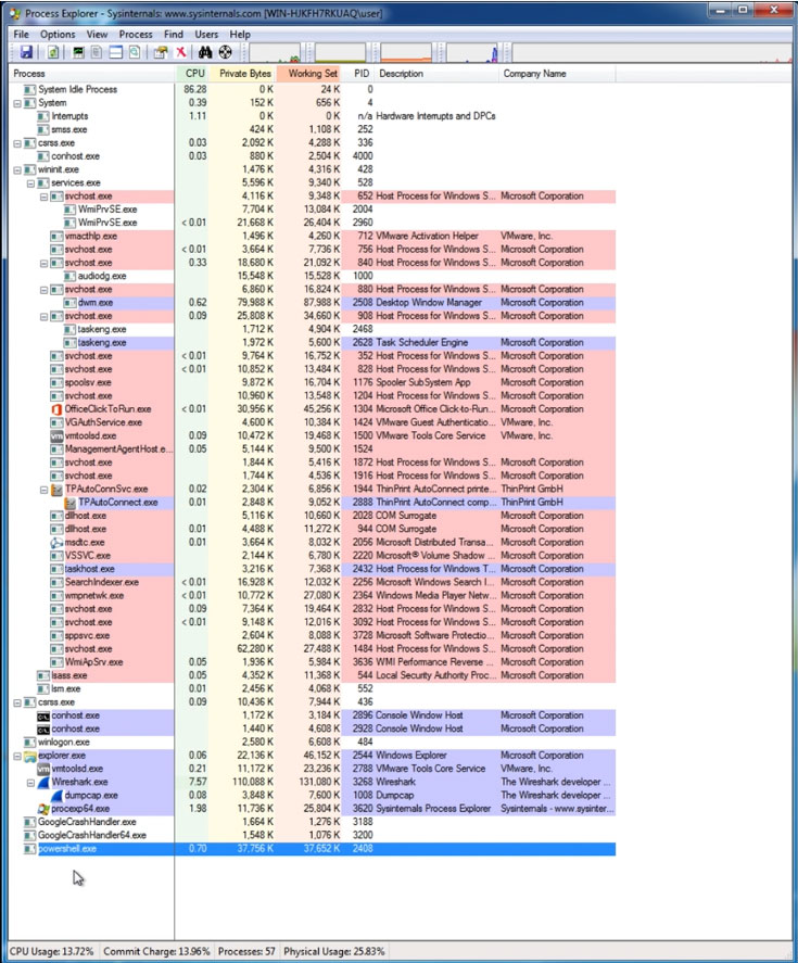 Figure 6 Process Explorer