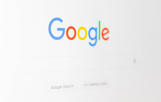 Google and CompTIA new The Google homepage on a computer