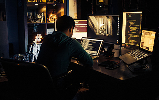 IT Salaries Cyberstates An IT pro working from home