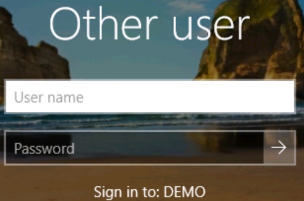 Login dialog box prompting for username and password