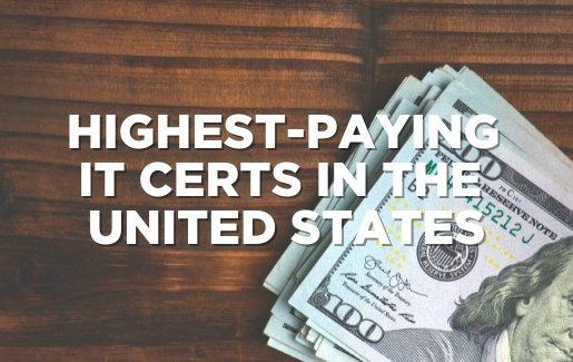17 Highest-Paying IT Certifications in the United States A wad of cash on a wooden desk