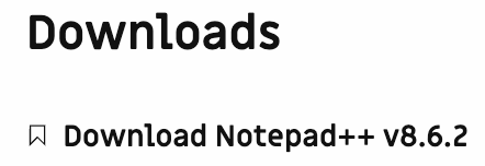 NP++ F1 installerdownload