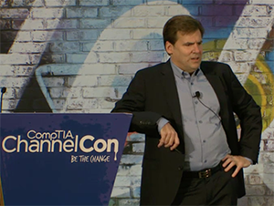 Patrick Lane speaks at ChannelCon 2017