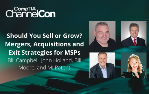 Should You Sell or Grow Mergers, Acquisitions and Exit Strategies for MSPs Heather Margolis and Akilah Murrell Should You Sell or Grow Mergers, Acquisitions and Exit Strategies for MSPs Heather Margolis and Akilah Murrell