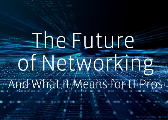 The Future of Computer Networking An abstract image depicting network connections