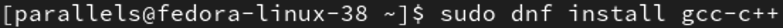 What Is C++ Snippet 1 dnf-install-gcc
