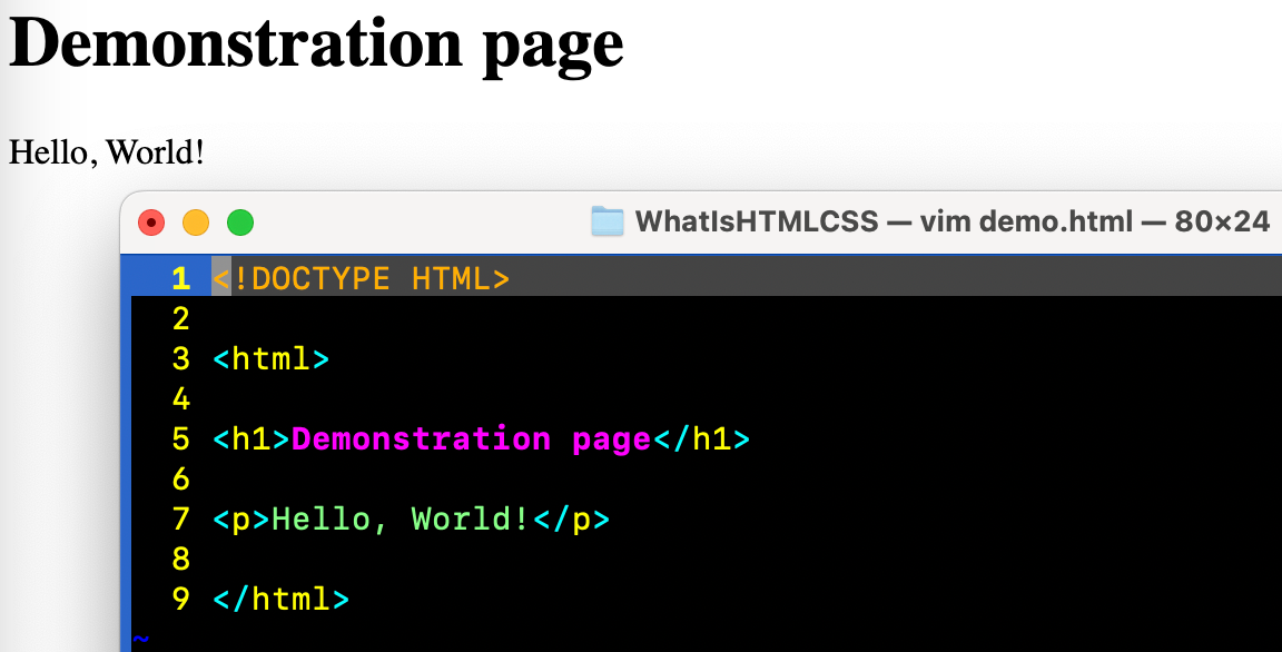 What is HTMLCSS html-and-webpage