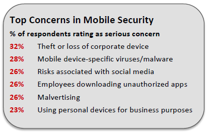 Top Concerns in Mobile Security