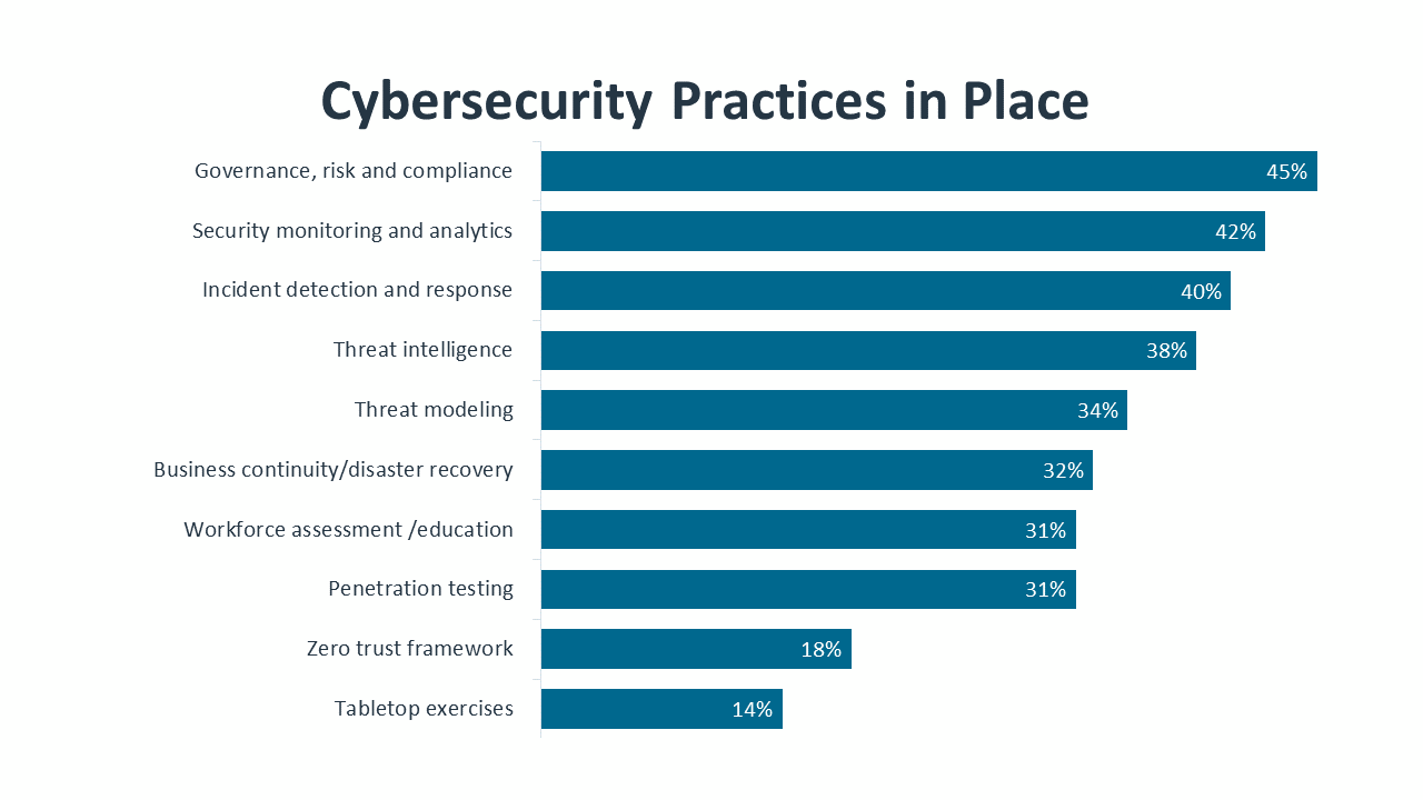 Cybersecurity Practices in Place