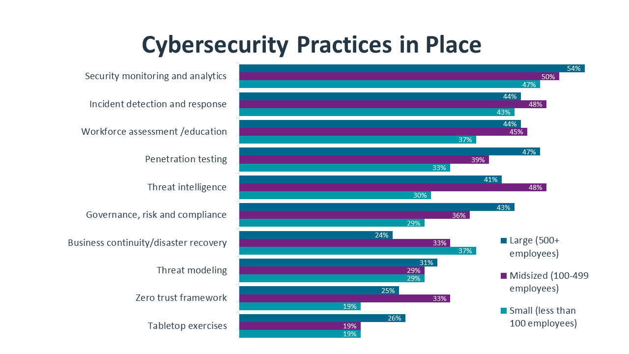 Cybersecurity Practices in Place