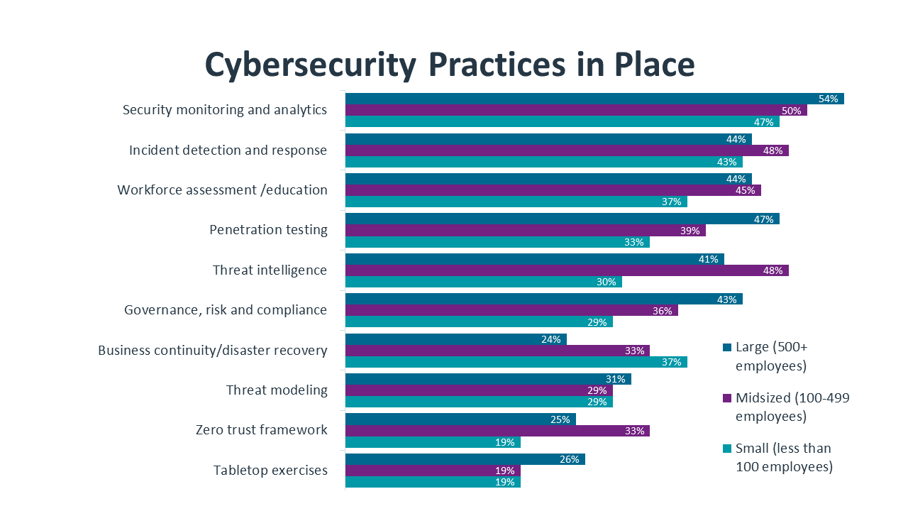 Cybersecurity Practices in Place Cybersecurity Practices in Place