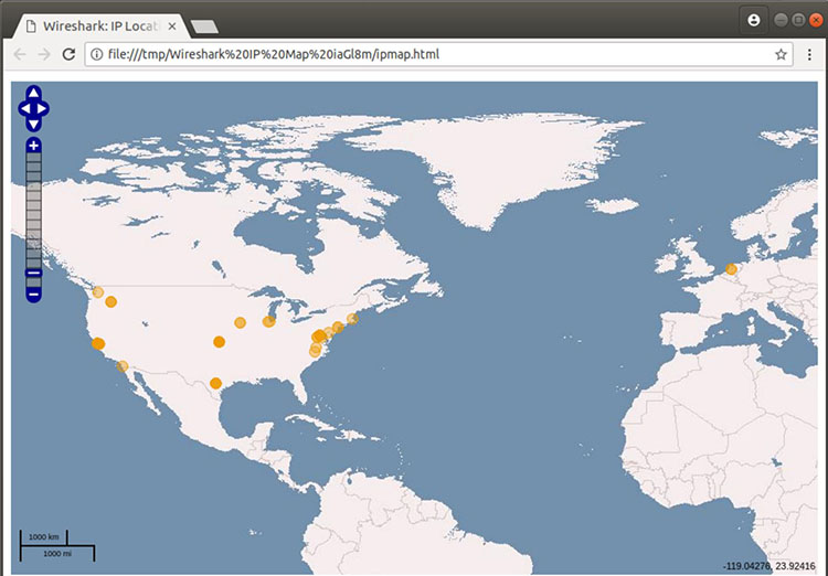 wireshark ip location map