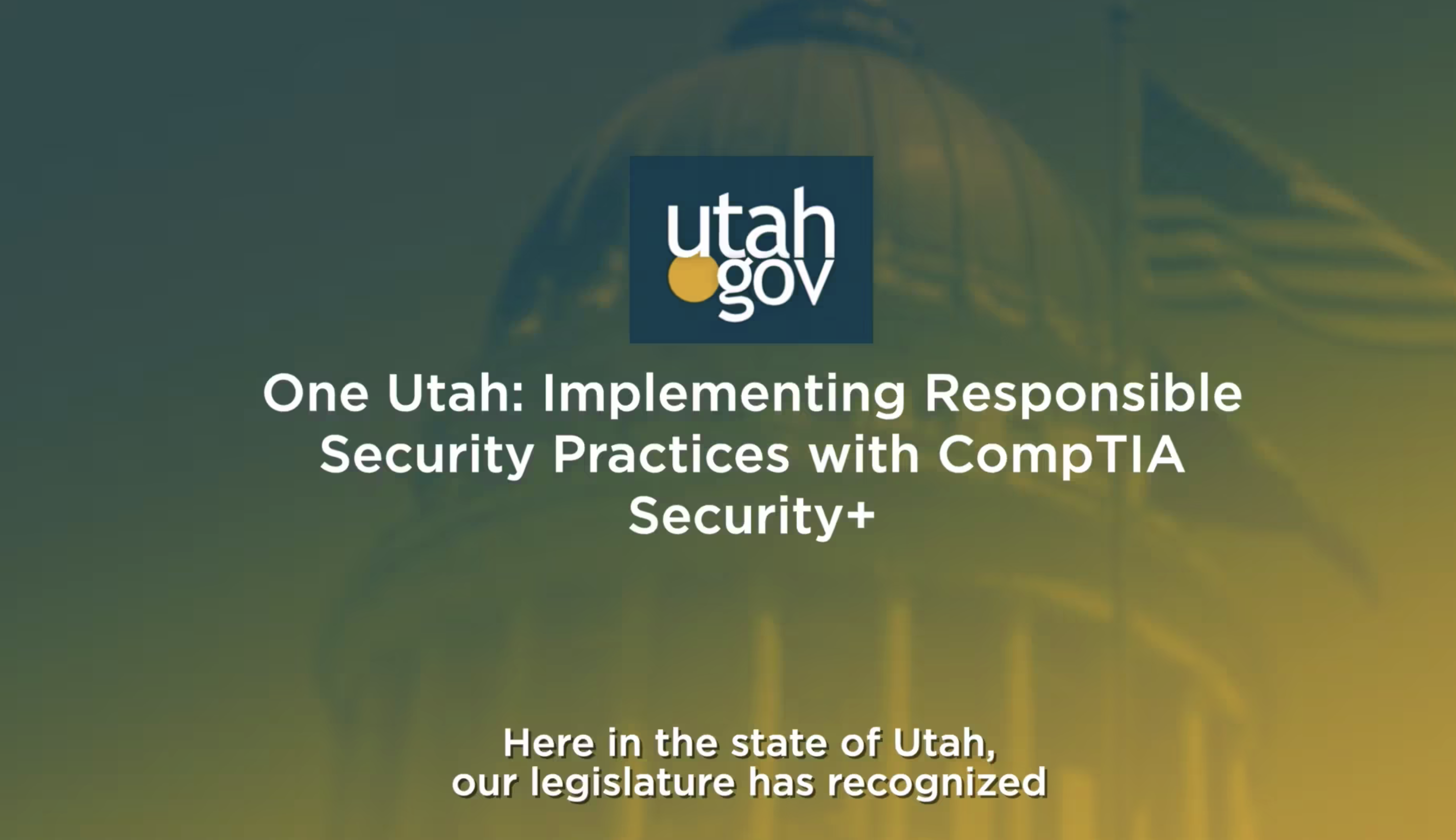 Improved Security in Utah