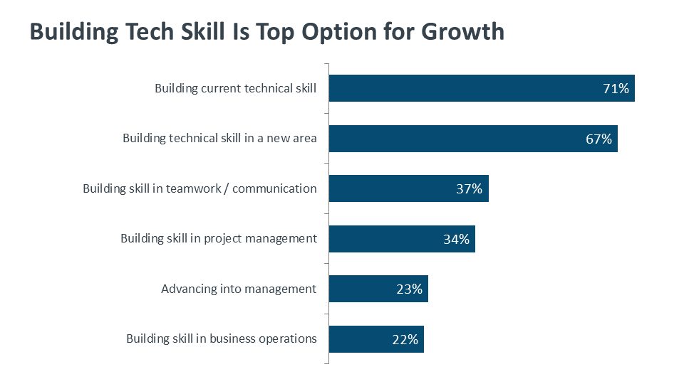 Building Tech Skill Is Top Option for Growth