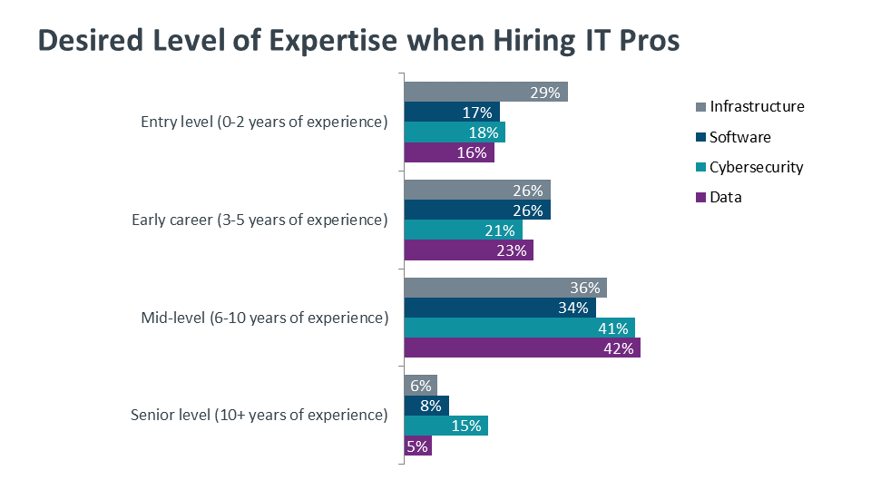 Desired Level of Expertise when Hiring IT Pros