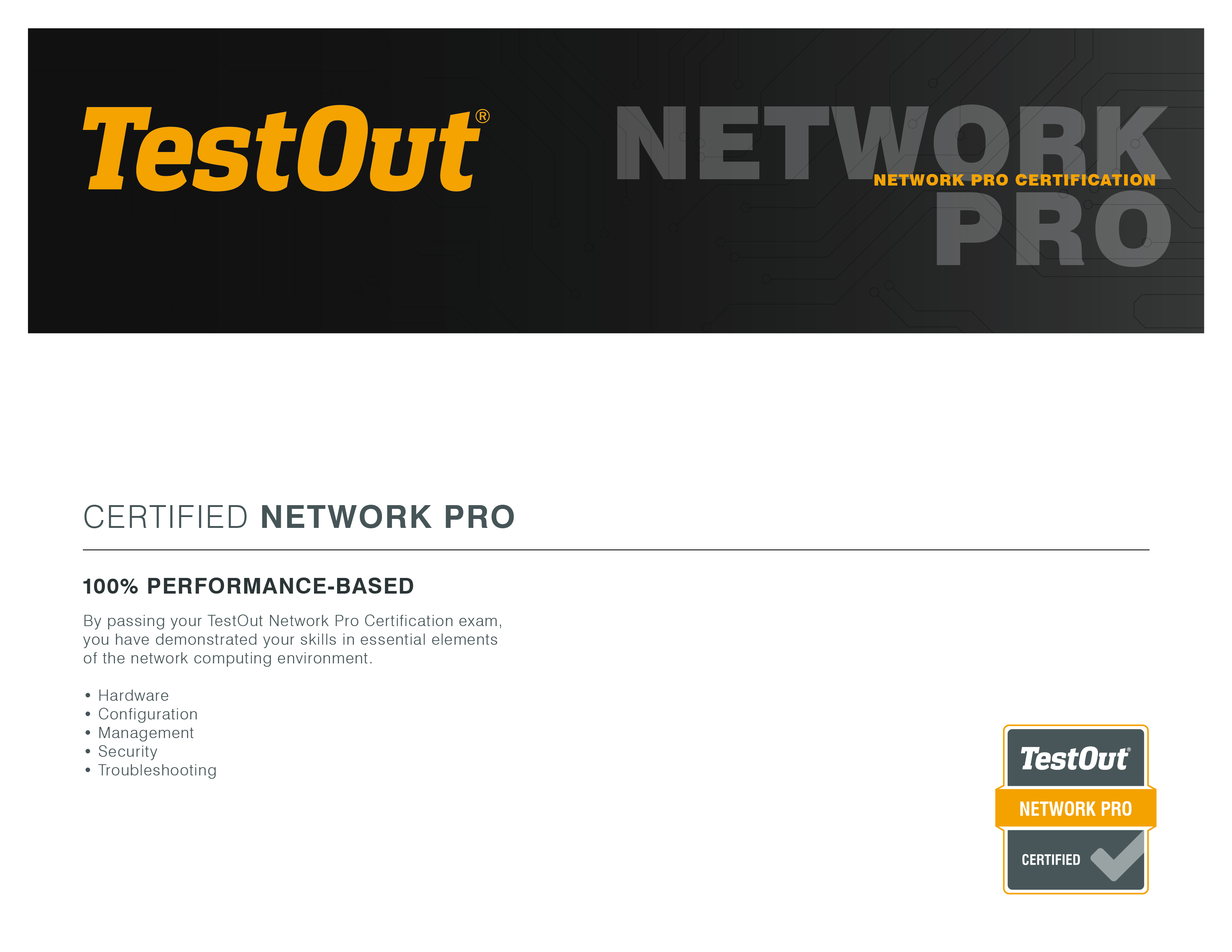 testout certification