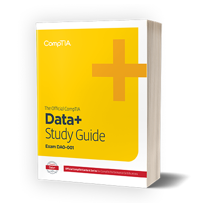 Image of the Data+ Study Guide cover